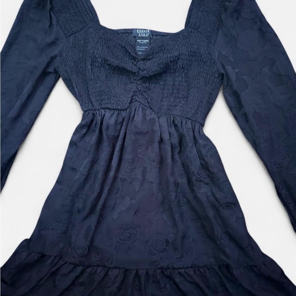 Hot Topic Black Long Sleeve Dress